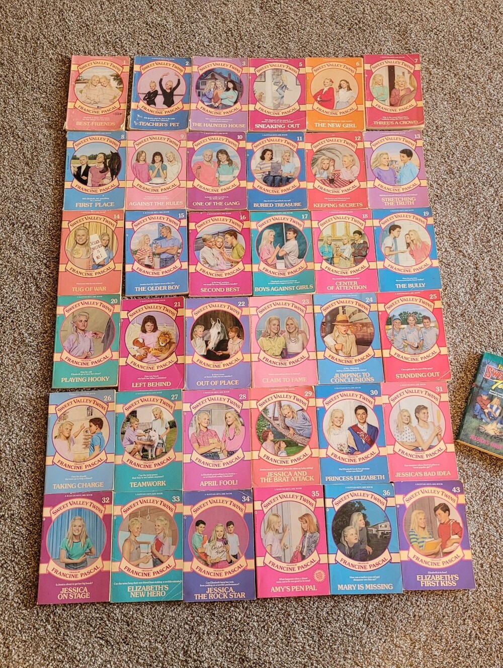 Sweet Valley Twins Book Lot 1-36, 43 & Special Edition (missing #4) Paperback